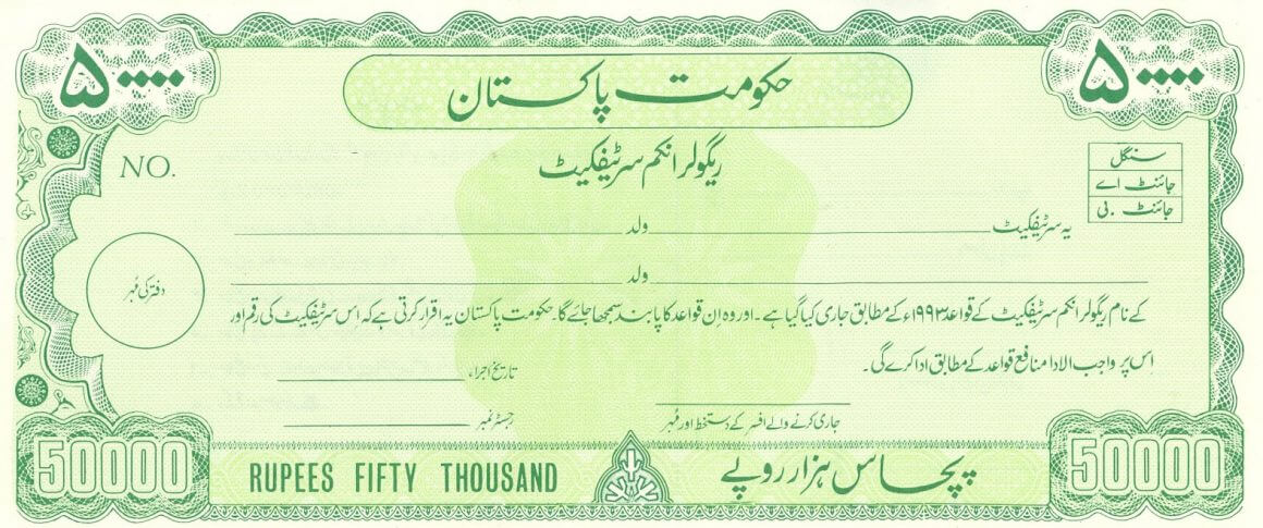 Regular Income Certificates